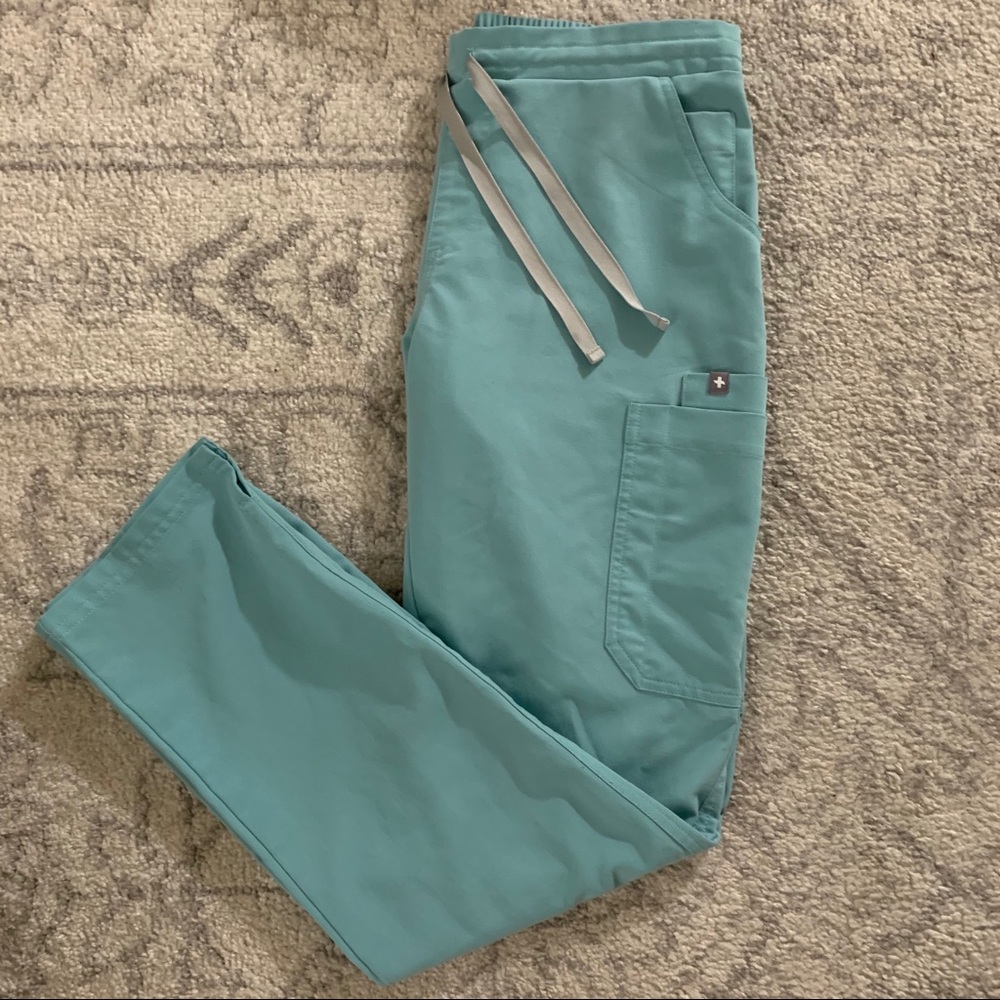 figs sea glass yola skinny pants small